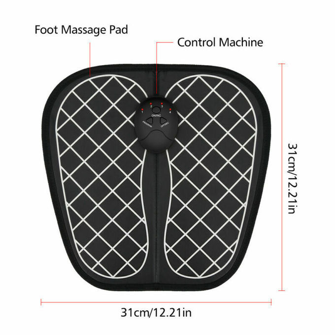 Akumulatorowy masażer stóp, Pad do masażu stóp Ems 6 Tryb 10 Intensywność